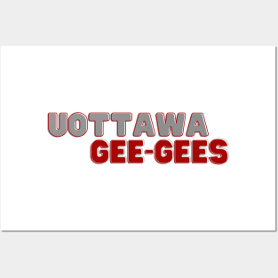 UOttawa Gee-Gee's Posters and Art